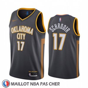 Maillot Oklahoma City Thunder Dennis Schroder Ville Noir
