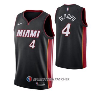 Maillot Miami Heat Victor Oladipo NO 4 Icon Noir
