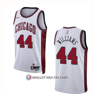 Maillot Chicago Bulls Patrick Williams NO 44 Ville 2022-23 Blanc