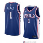 Maillot Philadelphia 76ers Norvel Pelle Icon 2018 Bleu