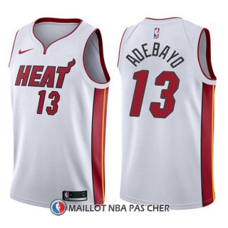 Maillot Miami Heat Bam Adebayo Association 13 2017-18 Blanc