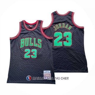Maillot Chicago Bulls Michael Jordan NO 23 Mitchell & Ness 1997-98 Noir