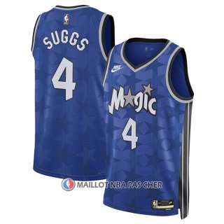 Maillot Orlando Magic Jalen Suggs NO 4 Classic 2023-24 Bleu