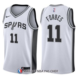 Maillot San Antonio Spurs Bryn Forbes Swingman Association 11 2017-18 Blanc