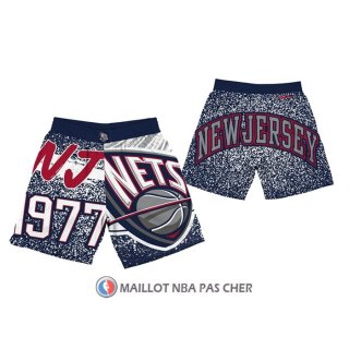 Short Brooklyn Nets Mitchell & Ness 1977 Noir
