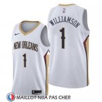 Maillot New Orleans Pelicans Zion Williamson Association 2019-20 Blanc