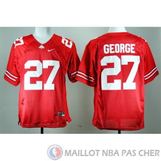 Maillot NCAA Eddie George Rouge Retro