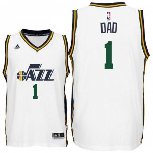 Maillot Fete des Peres Jazz Dad 1 Blanc
