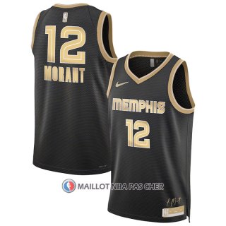 Maillot Memphis Grizzlies Ja Morant Select Series Or Noir