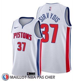 Maillot Detroit Pistons Deividas Sirvydis Association 2019-20 Blanc