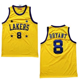 Maillot Retro 2004-05 Lakers Bryant 8 Jaune