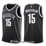 Maillot Brooklyn Nets Isaiah Whitehead Icon 15 2017-18 Noir