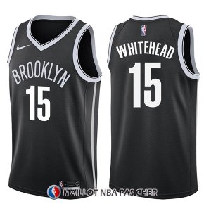 Maillot Brooklyn Nets Isaiah Whitehead Icon 15 2017-18 Noir