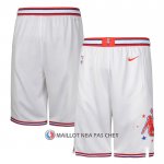 Short Houston Rockets Ville 2023-24 Blanc