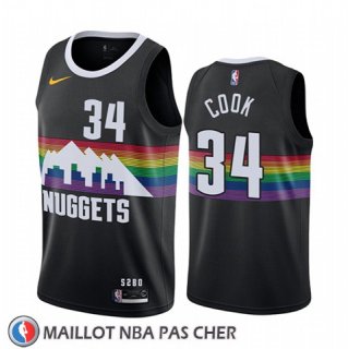 Maillot Denver Nuggets Tyler Cook Ville Noir
