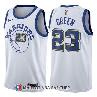 Maillot Hardwood Golden State Warriors Draymond Green 2017-18 23 Blanc