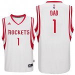 Maillot Fete des Peres Rockets Dad 1 Blanc