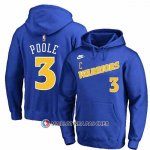Veste a Capuche Golden State Warriors Jordan Poole Classic 2022-23 Bleu