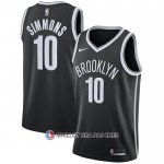 Maillot Brooklyn Nets Ben Simmons NO 10 Icon 2021-22 Noir