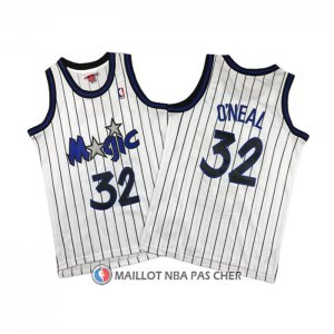 Maillot Enfant Orlando Magic Shaquille O'neal NO 32 Mitchell & Ness 1993-94 Blanc