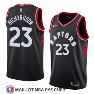 Maillot Tornto Raptors Malachi Richardson No 23 Statement 2018 Noir
