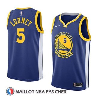 Maillot Golden State Warriors Kevon Looney No 5 Icon 2018 Bleu