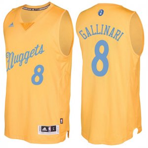 Maillot Navidad 2016 Nuggets Danilo Gallinari 8 Blond
