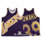 Maillot Los Angeles Lakers Dwight Howard Mitchell & Ness Big Face Volet