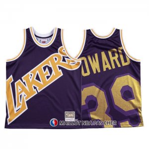 Maillot Los Angeles Lakers Dwight Howard Mitchell & Ness Big Face Volet