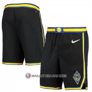 Short Golden State Warriors Ville Edition 2021-22 Noir