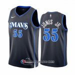 Maillot Dallas Mavericks Derrick Jones JR. NO 55 Ville 2023-24 Bleu