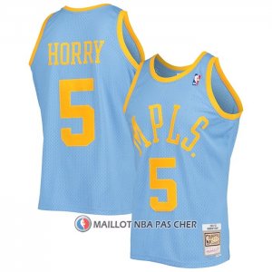 Maillot Los Angeles Lakers Robert Horry NO 5 Mitchell & Ness 2001-02 Bleu