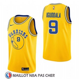 Maillot Golden State Warriors Andre Iguodala Hardwood Classic 2018-19 Jaune