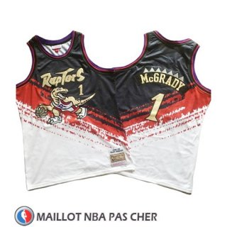 Maillot Tornto Raptors Tracy Mcgrady Mitchell & Ness Noir Rouge