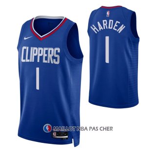 Maillot Los Angeles Clippers James Harden NO 1 Icon Bleu