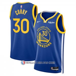 Maillot Golden State Warriors Stephen Curry NO 30 Icon 2022-23 Bleu