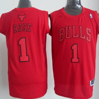 Maillot Rose Chicago Bulls #1 Rouge