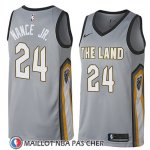 Maillot Cleveland Cavaliers Larry Nance Jr. No 24 Ciudad 2018 Gris