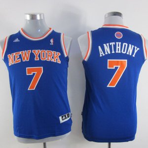Maillot Enfant de Bleu Anthony New York Knicks Revolution 30