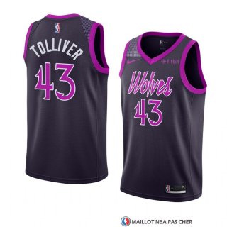 Maillot Minnesota Timberwolves Anthony Tolliver Ville 2018-19 Volet