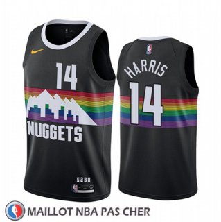 Maillot Denver Nuggets Gary Harris Ville Noir