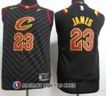 Maillot Enfant Cleveland Cavaliers James 2017-18 23 Noir