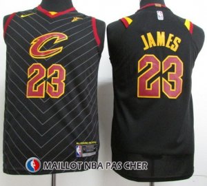 Maillot Enfant Cleveland Cavaliers James 2017-18 23 Noir