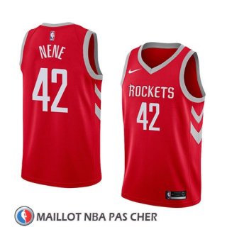 Maillot Houston Rockets Nene No 42 Icon 2018 Rouge