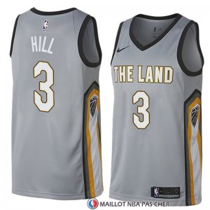Maillot Cleveland Cavaliers George Hill Ville 2018 Gris