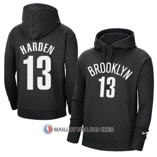 Veste a Capuche Brooklyn Nets James Harden Noir
