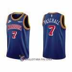 Maillot Golden State Warriors Eric Paschall NO 7 75th Anniversary Bleu