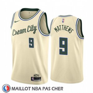 Maillot Milwaukee Bucks Wesley Matthews Ville Crema