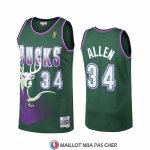Maillot Milwaukee Bucks Ray Allen Hardwood Classics Vert
