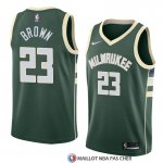 Maillot Milwaukee Bucks Sterling Brown Icon 2018 Vert